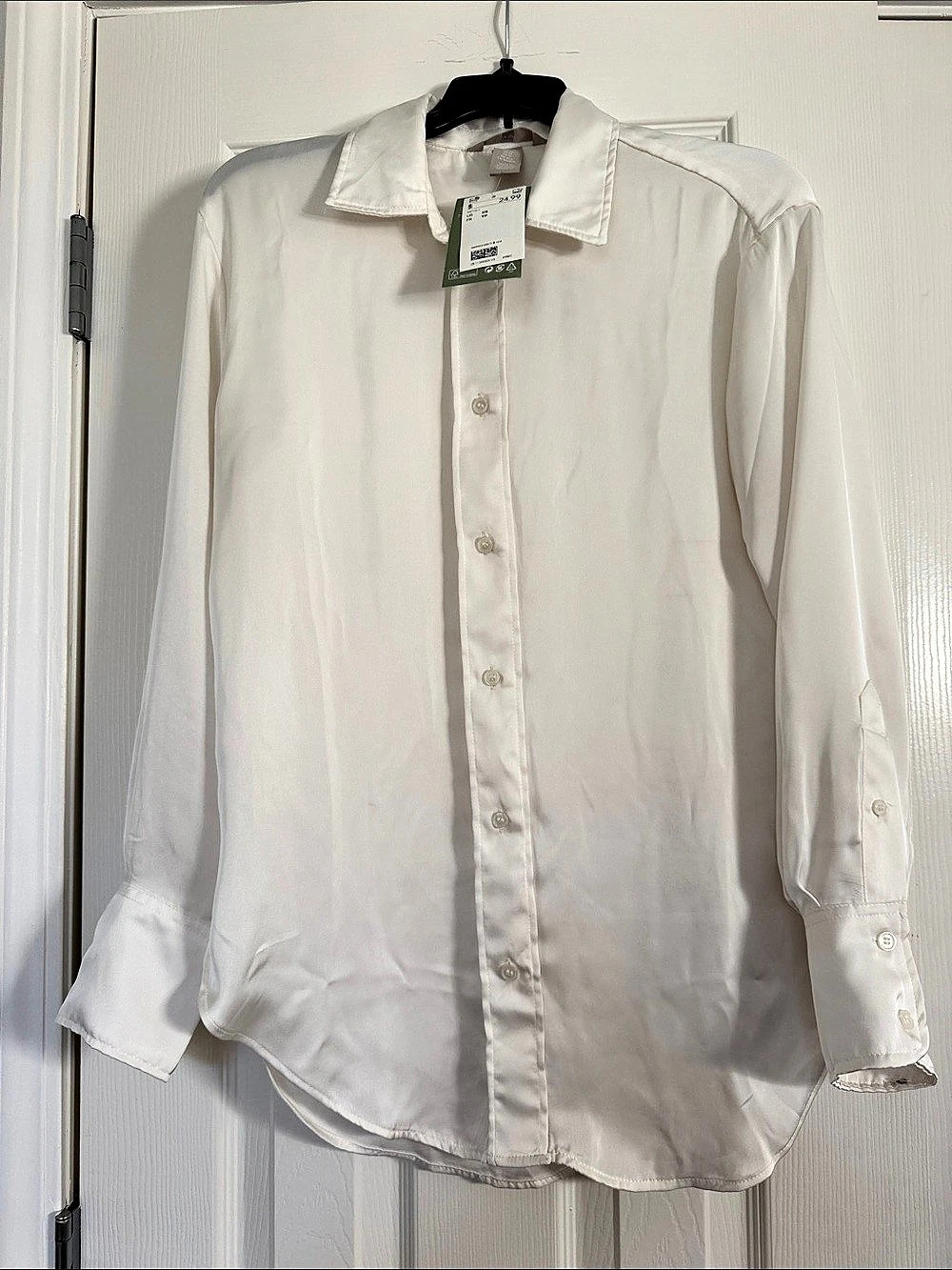 H&M White Button Down Shirt